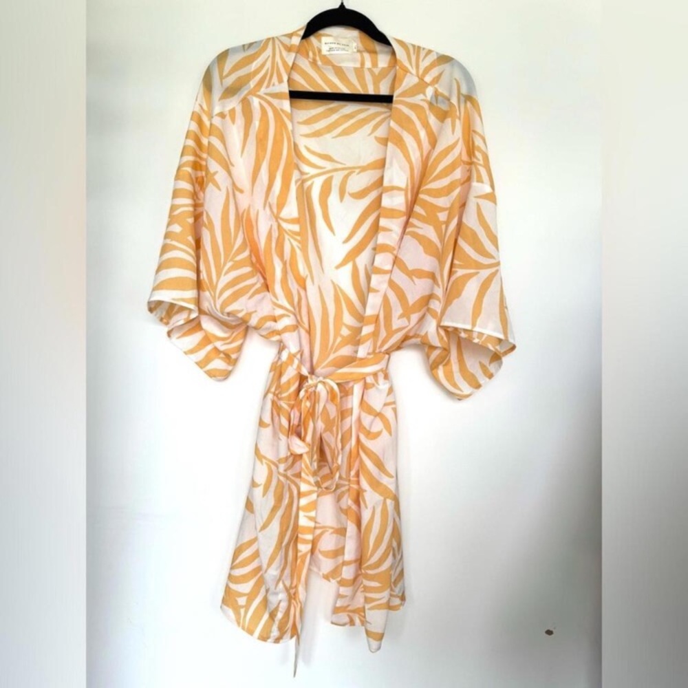 Maison Du Soir Magnolia Luxe Yellow And White Pal… - image 2